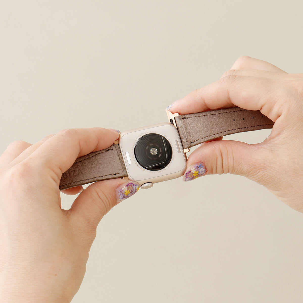 Apple Watch クロコダイルレザーバンド S