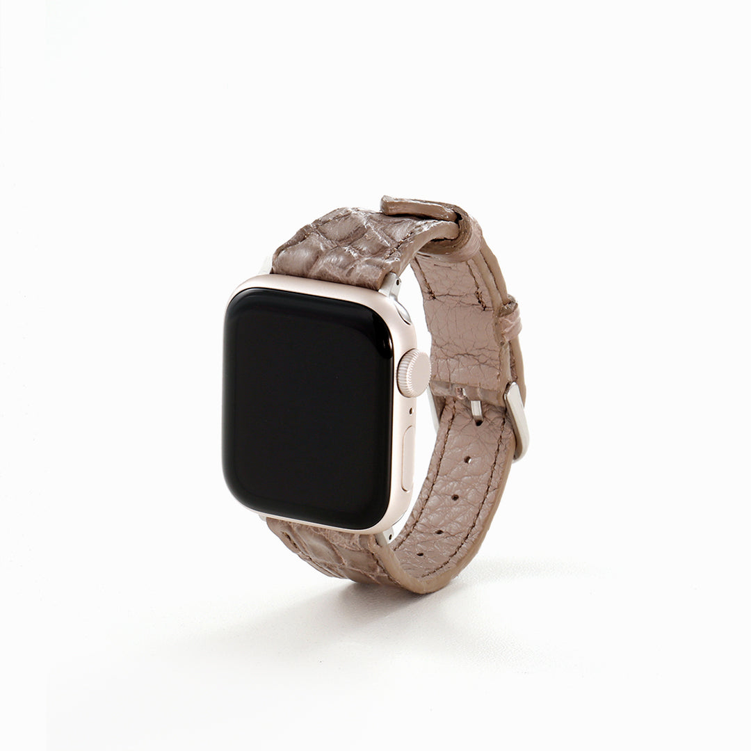Apple Watch クロコダイルレザーバンド S