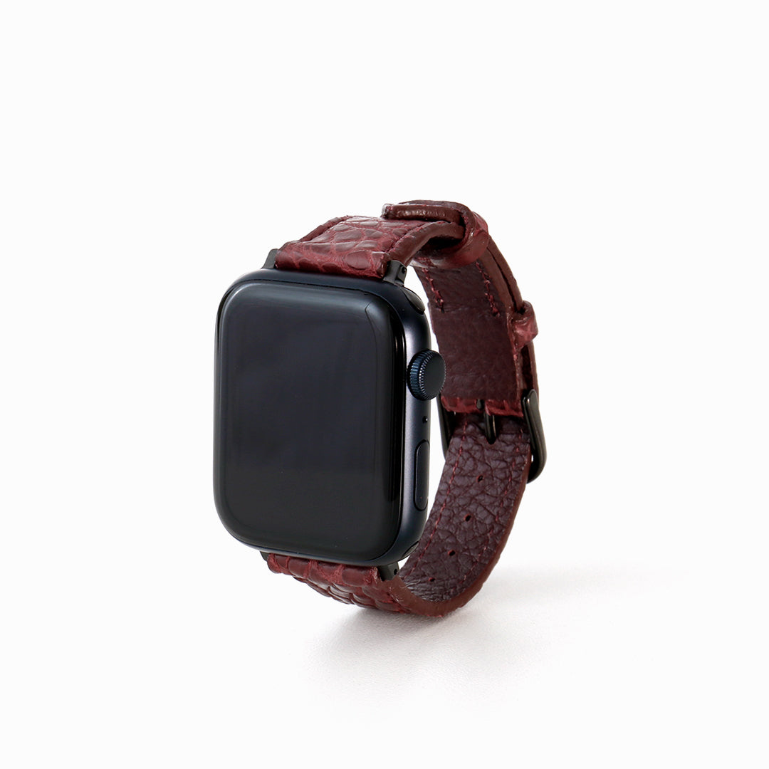 Apple Watch クロコダイルレザーバンド L