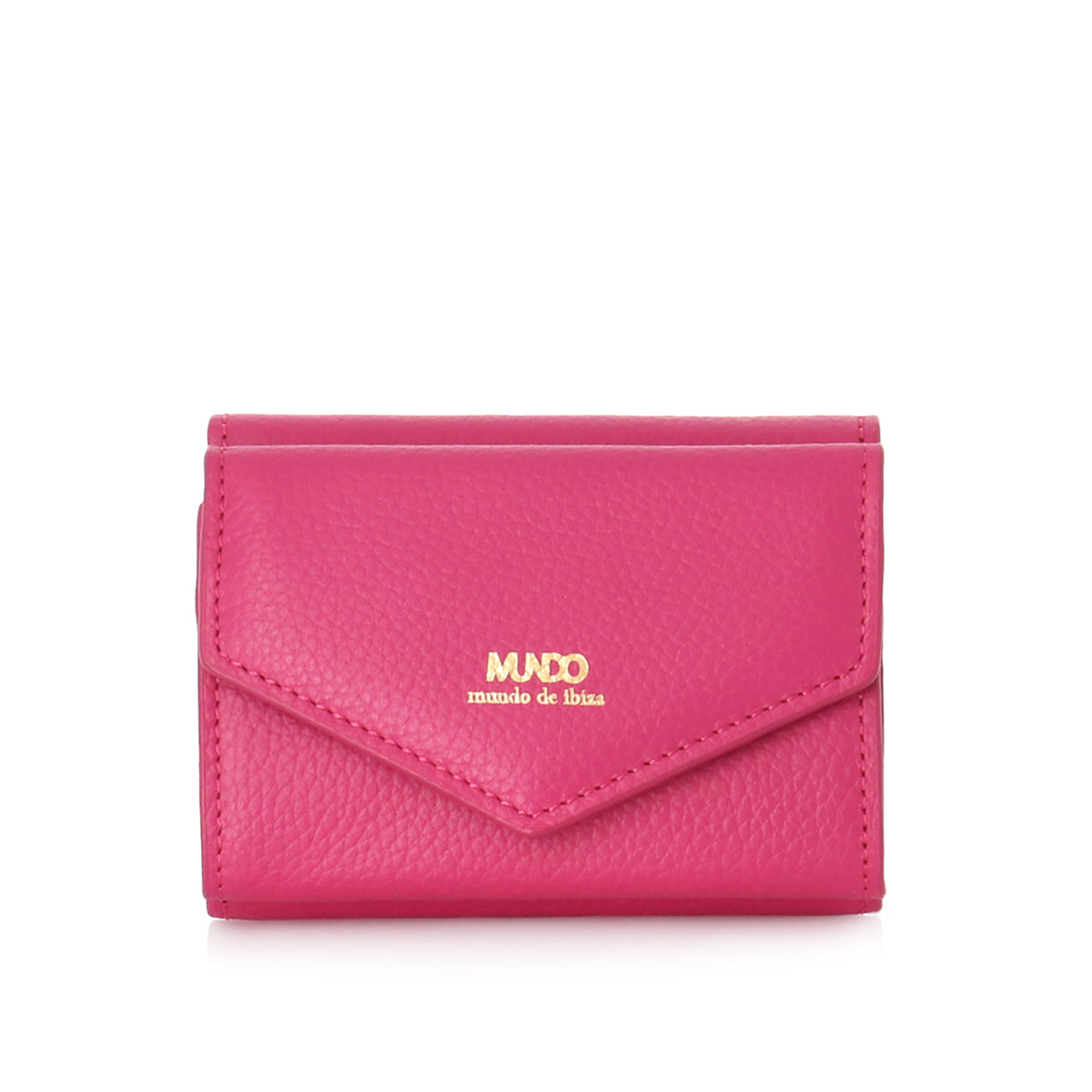 MUNDO　牛革　三つ折り財布